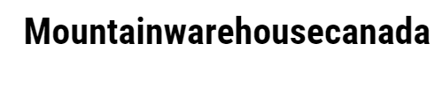 Mountainwarehousecanada